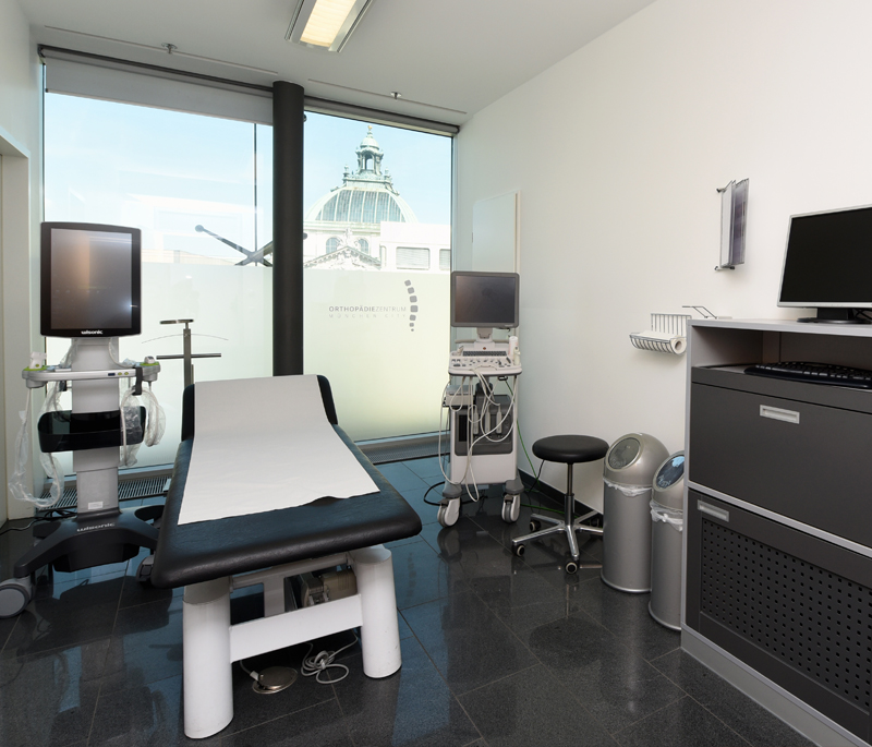 Behandlungszimmer | Dr. med. Michael Nager im Orthopädiezentrum München City